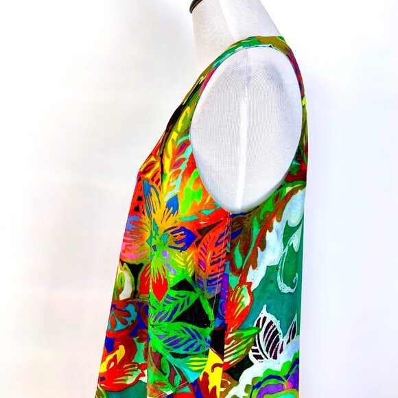 Lauren Ralph Lauren Women's Tropical Floral Shift Sleevless Dress Sz 12 - Picture 10 of 16